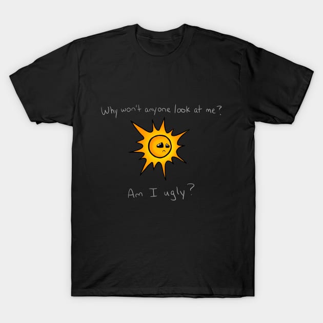 Sad Sun T-Shirt by Bublio53